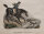 Karl Joseph Brodtmann - Englisches Jagdpferd - 1827 - Aquarellierte Lithografie
