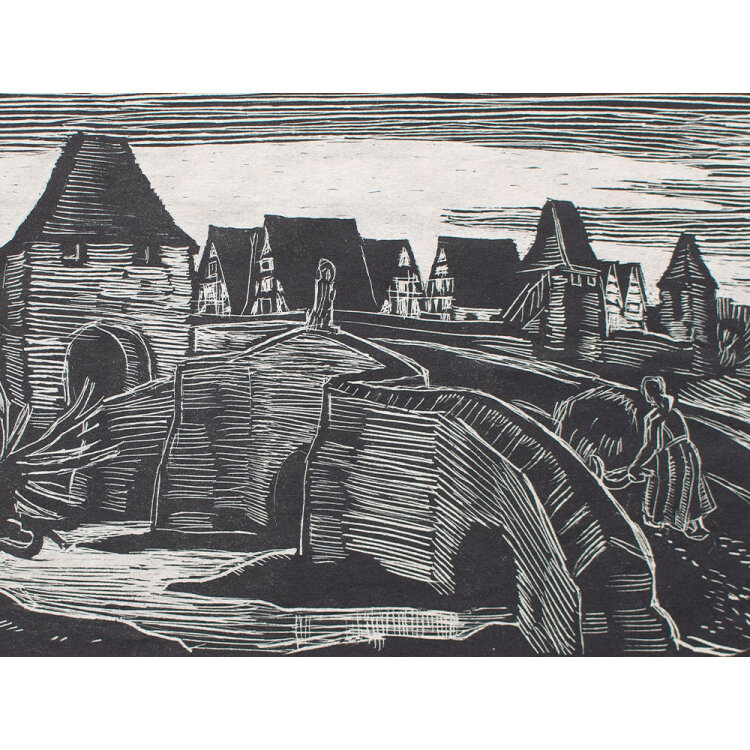Margret Wolfinger - Nürnberg - 1937 - Holzschnitt