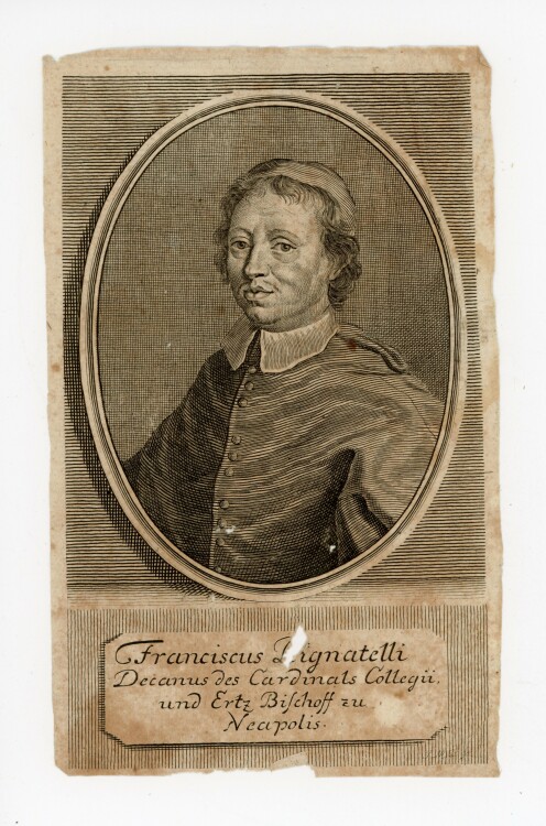 unbekannt - Bildnis des Francesco Pignatelli - o.J. - Kupferstich