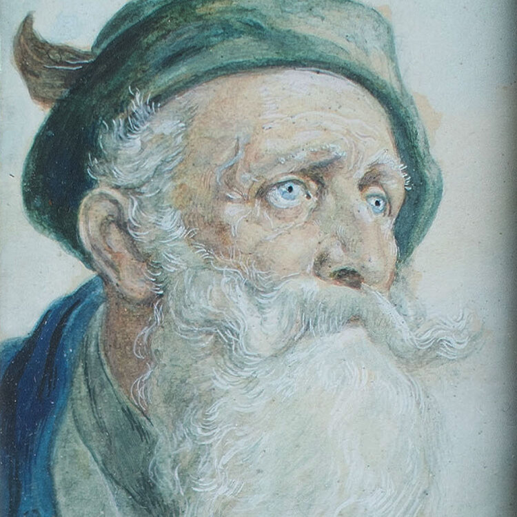 Reinhold Schweitzer - Der Adlerjäger - 1921 - Aquarell