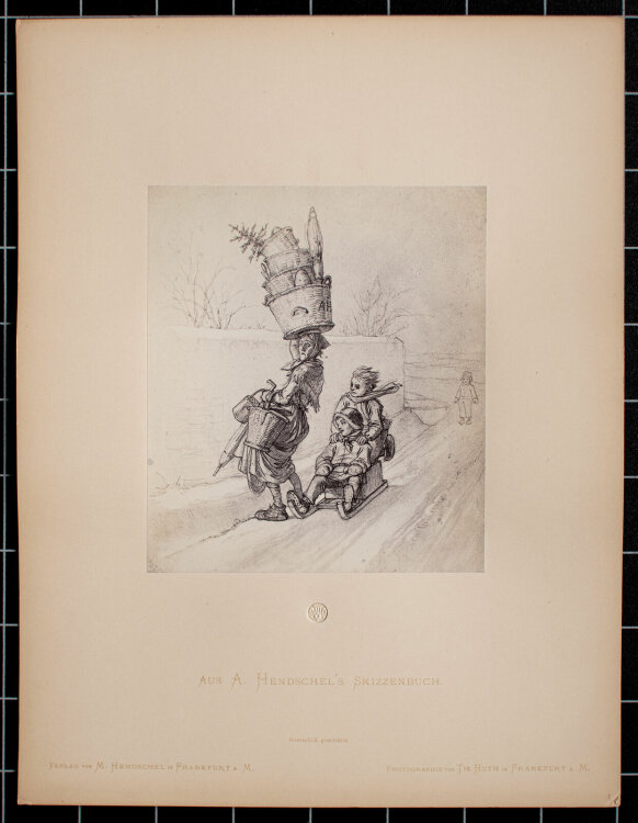 Albert Hendschel - Blätter aus Hendschels Skizzenbuch - o.J. - Fotografie