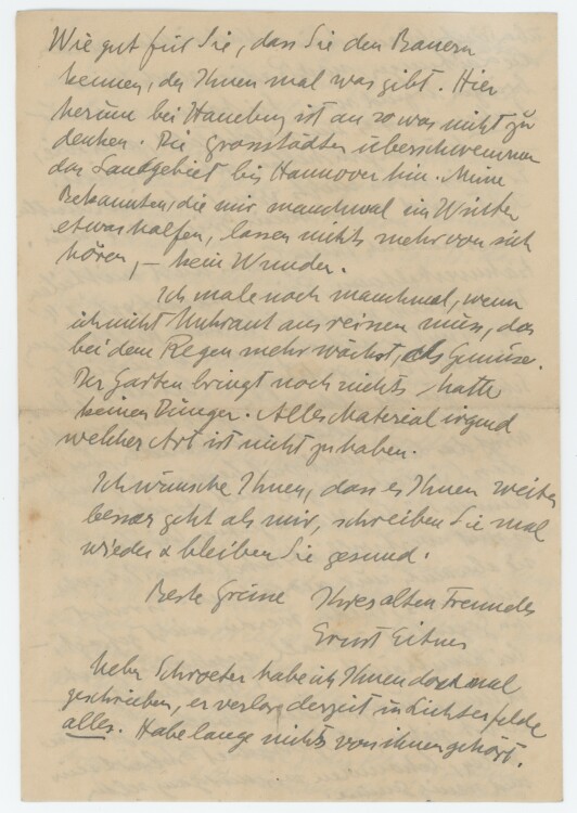 Ernst Eitner - Brief - 01.06.1946