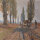 Hugo Charlemont - Pappelallee mit Ochsengespann - 1904 - Öl auf Karton