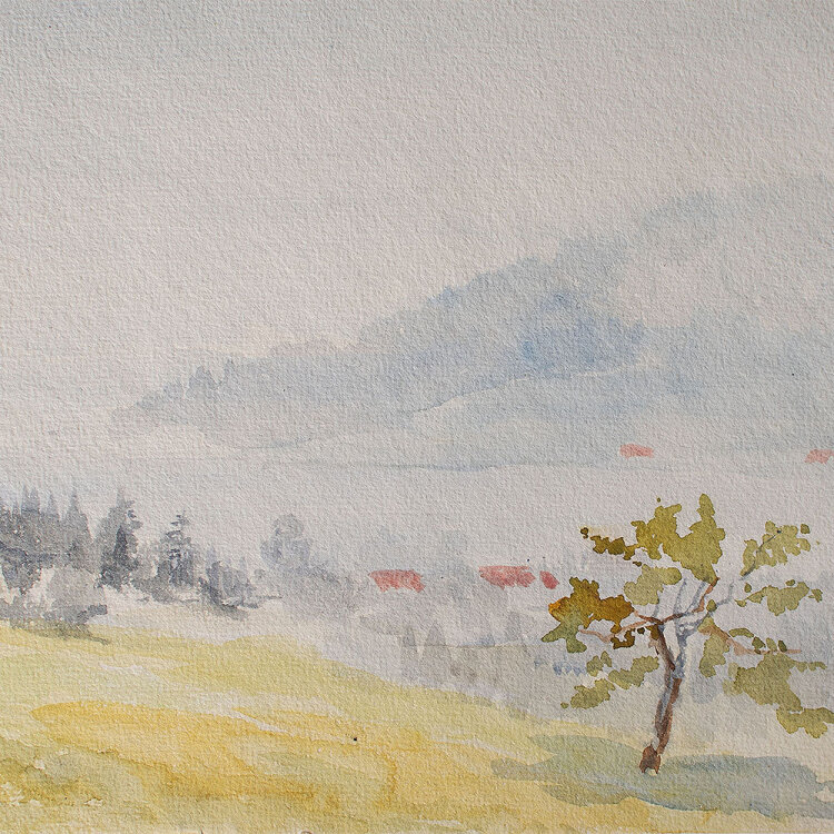 Mathilde von End - Landschaft - 1921 - Aquarell