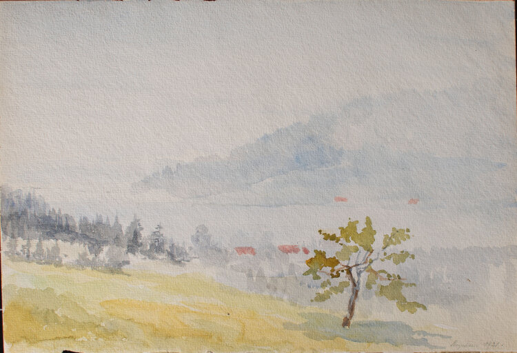 Mathilde von End - Landschaft - 1921 - Aquarell