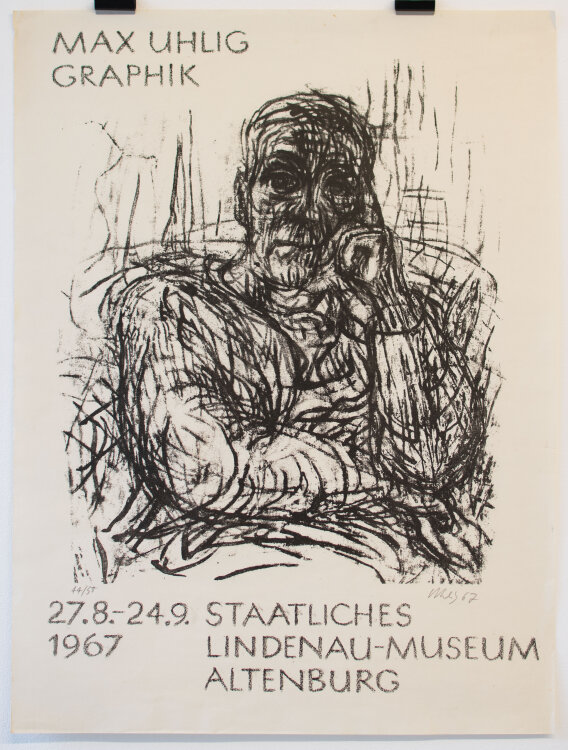 Max Uhlig - Max Uhlig Graphik - 1967 - Lithographie auf...
