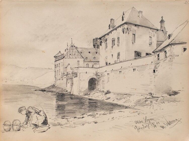 Martin Wilberg - Schloss von der Leyen - 1903 -...