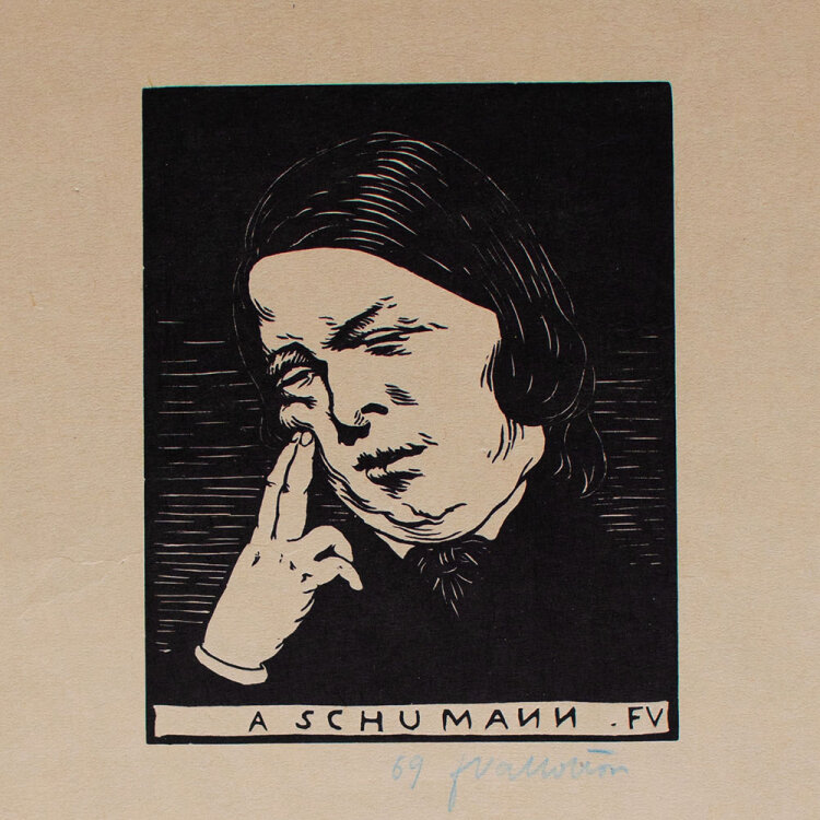Félix Vallotton - Porträt Robert Schumann -...