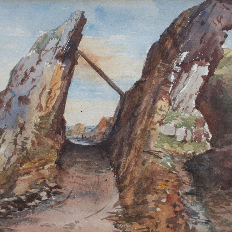 unbekannt - Mumbles, Glamorgan Wales - o.J. - Aquarell