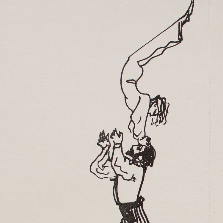 Josef Hegenbarth - Ankündigungskarte zur Ausstellung - 1969 - Offset