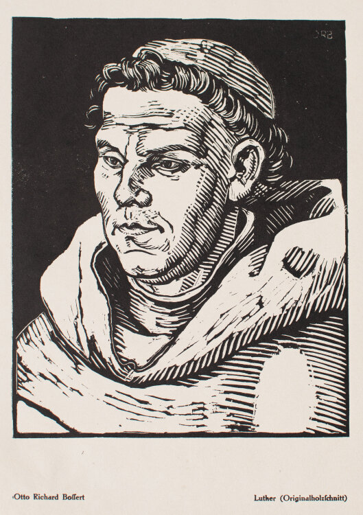 Otto Richard Bossert - Martin Luther - o.J. - Holzschnitt