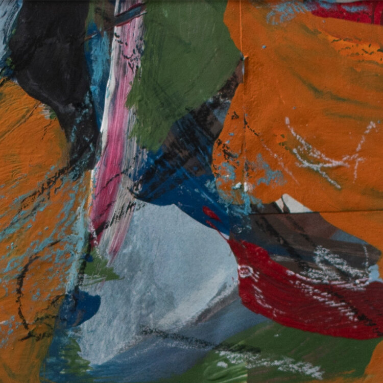 Edith Seibert - Abstrakte Komposition - 1992 - Öl