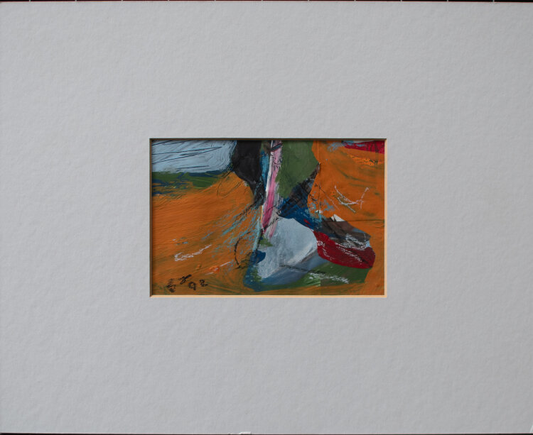 Edith Seibert - Abstrakte Komposition - 1992 - Öl