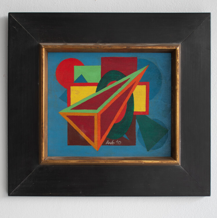 Unbekannt - Abstrakte geometrische Komposition - 2010 - Acryl