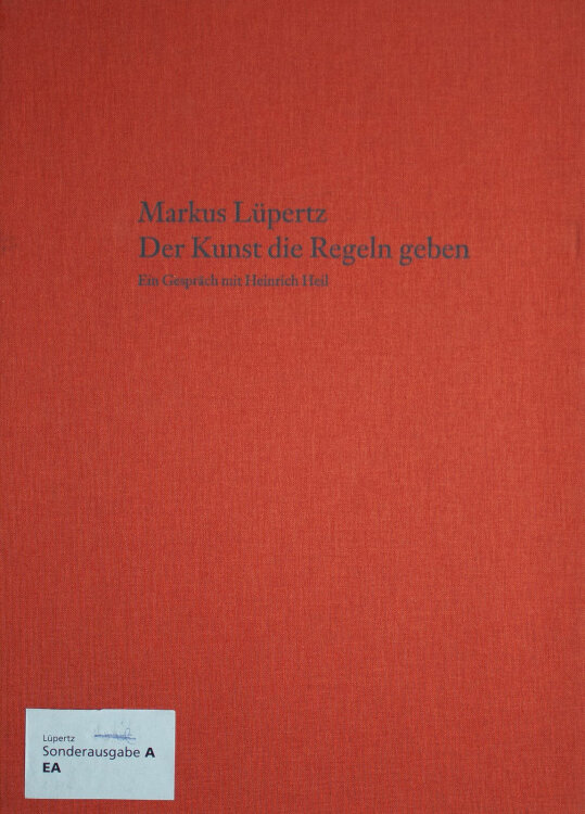 Markus Lüpertz - Der Kunst die Regeln geben - 2005 - Farbradierung