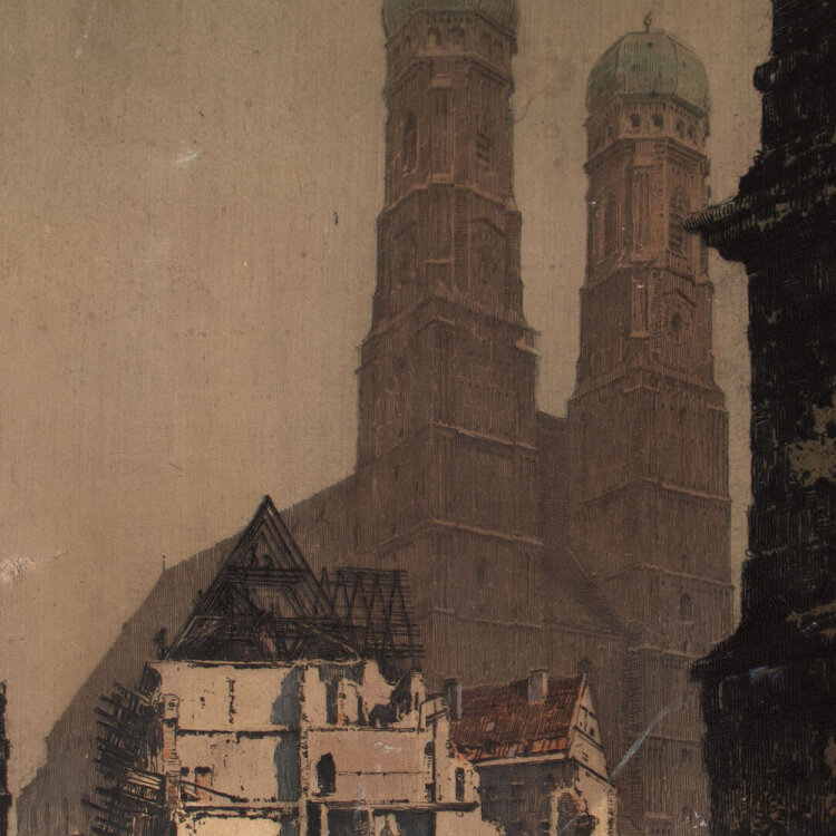 Luigi Kasimir - Frauenkirche München - o.J. - Farbradierung