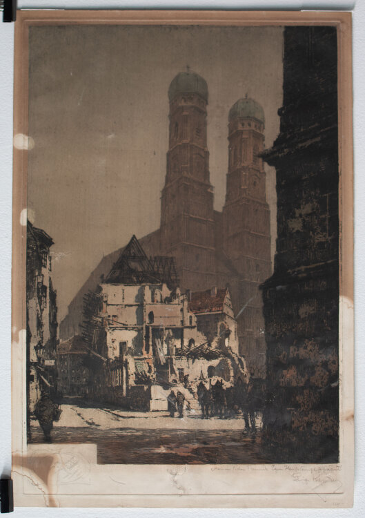 Luigi Kasimir - Frauenkirche München - o.J. - Farbradierung