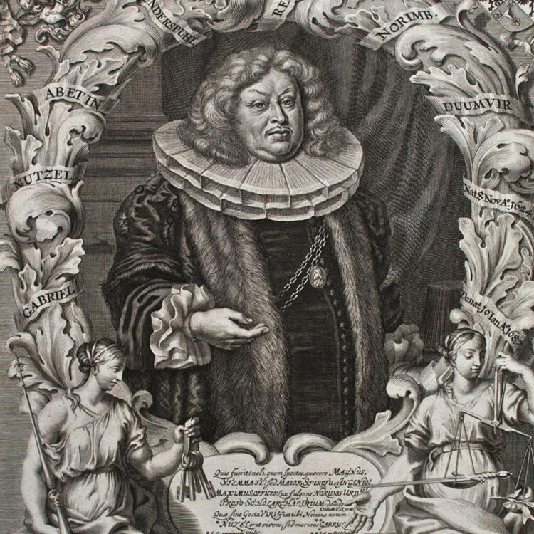 Jacob von Sandrart - Porträt Gabriel Nüzel -...