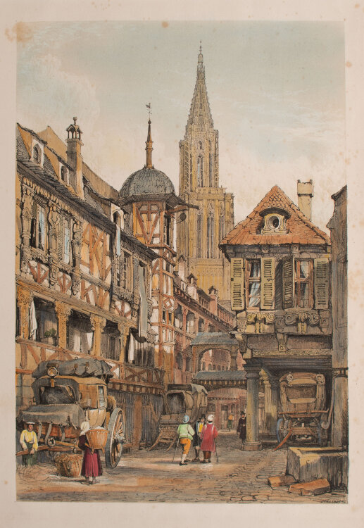 Samuel Prout - strassbourg - o.J. - Lithografie