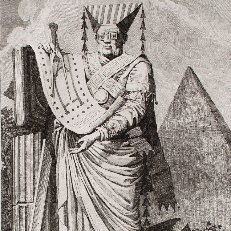 Ennemond Alexandre Petitot - LAuteur des Figures à la Greque - 1771 - Radierung auf Büttenpapier