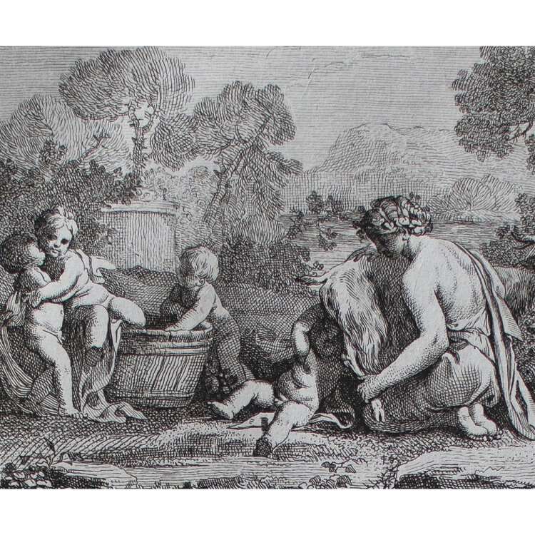 Benigno Bossi - Aus: Opere varie incise da Benigno Bossi - 1783 - Radierung auf Büttenpapier