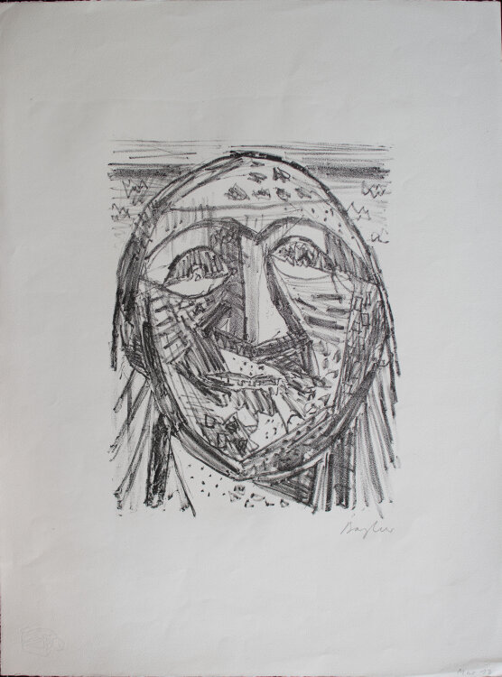 Eduard Bargheer - Neptun - o.J. - Lithografie