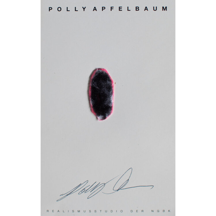 Polly Apfelbaum - Ausstellungseinladung - 1997 - Objekt,...