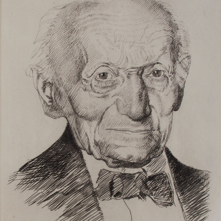 Leopold von Kalckreuth d.J. - Porträt Eduard Zeller...