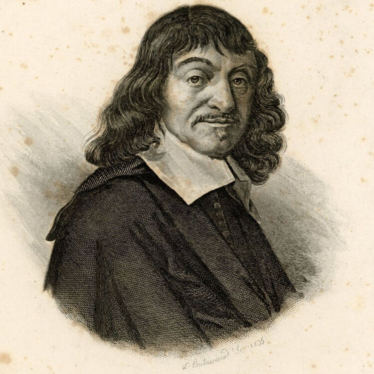 unbekannt - Porträt René Descartes - o.J. -...