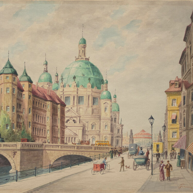Otto Lehmann - Berlin Historische Ansicht - o.J. - Aquarell
