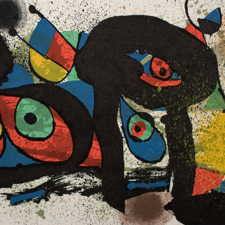 Joan Miro - Les Poussins - o.J. - Farblithografie auf...