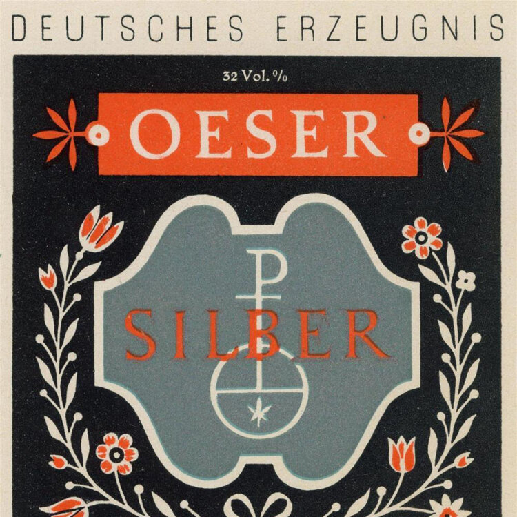 Uli Huber - Oeser Silber, Reklameentwurf - o.J. -...