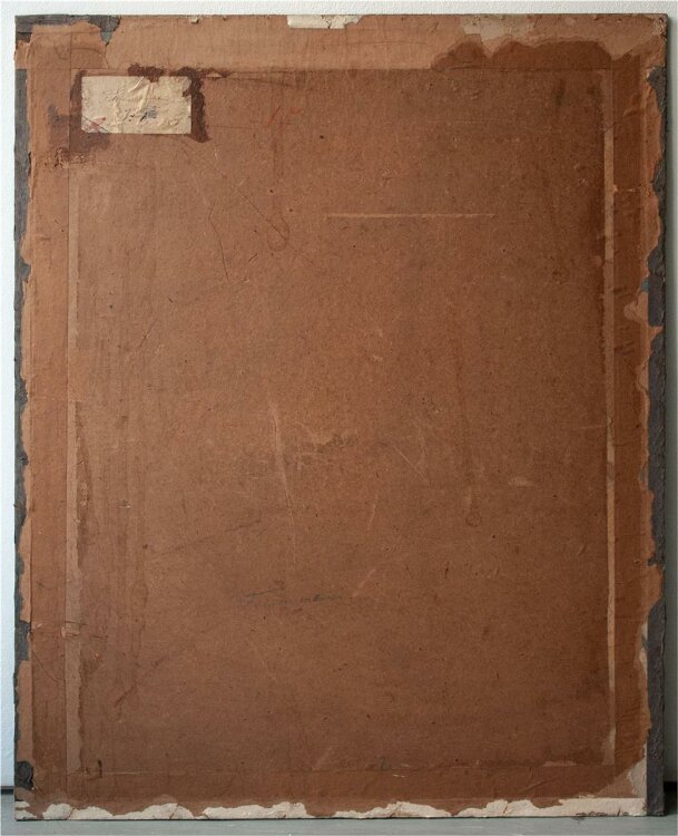 Max Martini - Felsenschlucht - 1905 - Öl auf Papier, auf Pappe aufgezogen