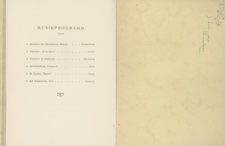 Hamburg-Amerika Linie - Abschiedsessen - 27.03.1932