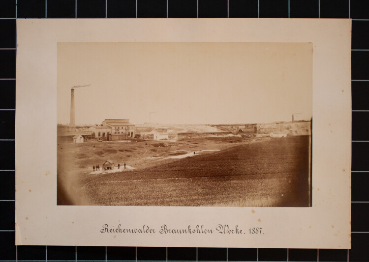 Unbekannt - Reichenwalder Braunkohle Werke - 1887 - Fotografie