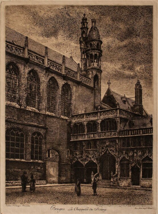 Victor Dieu - Bruges, La Chappelle du St. Sang - Radierung - o. J.