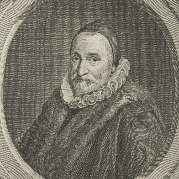 Jacobus Houbraken - Porträt Ratspensionär Anthonie van der Heim - o.J. - Kupferstich