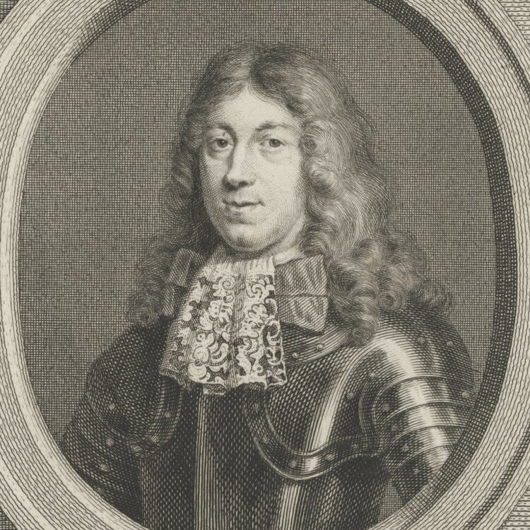 Jacobus Houbraken - Porträt Heinrich Casimir I. Graf...