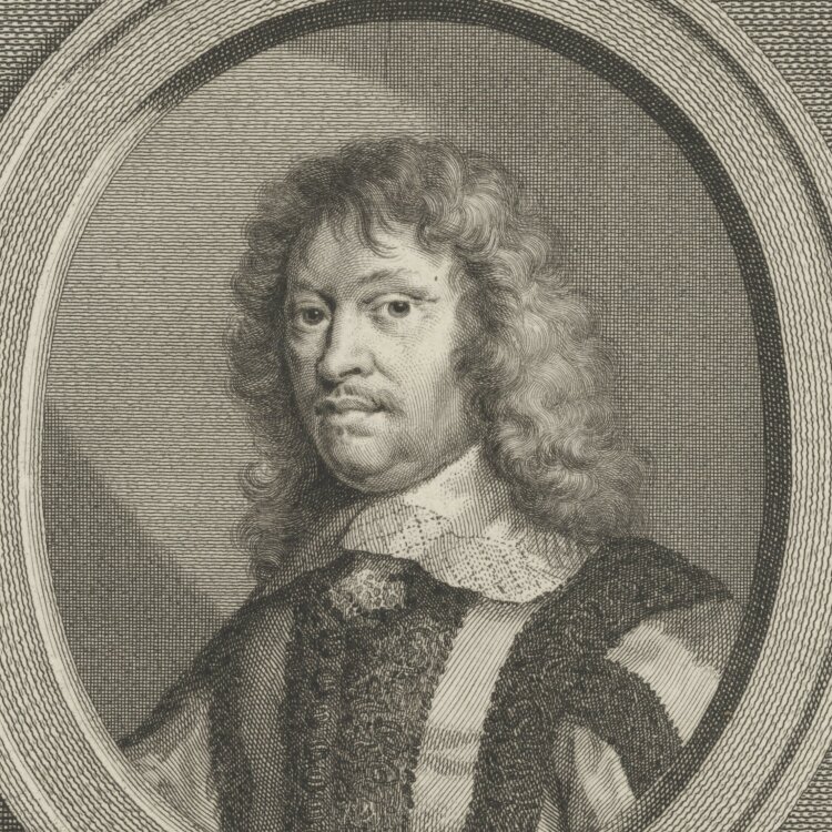 Jacobus Houbraken - Porträt Ratspensionär Pieter de Groot - o.J. - Kupferstich