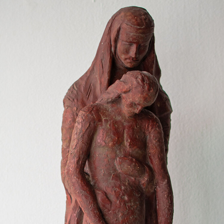 Fritz Zalisz - Maria mit Jesus nach der Kreuzabnahme -...