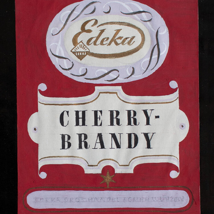 Uli Huber - Edeka Cherry Brandy - o.J. - Mischtechnik auf Papier
