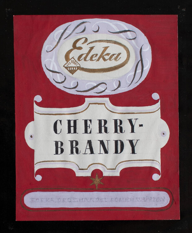 Uli Huber - Edeka Cherry Brandy - o.J. - Mischtechnik auf Papier