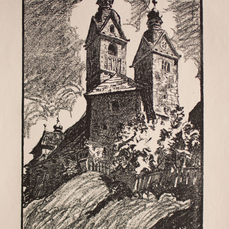 Max Kislinger - Maria Saal Kärnten - 1922 - Lithografie