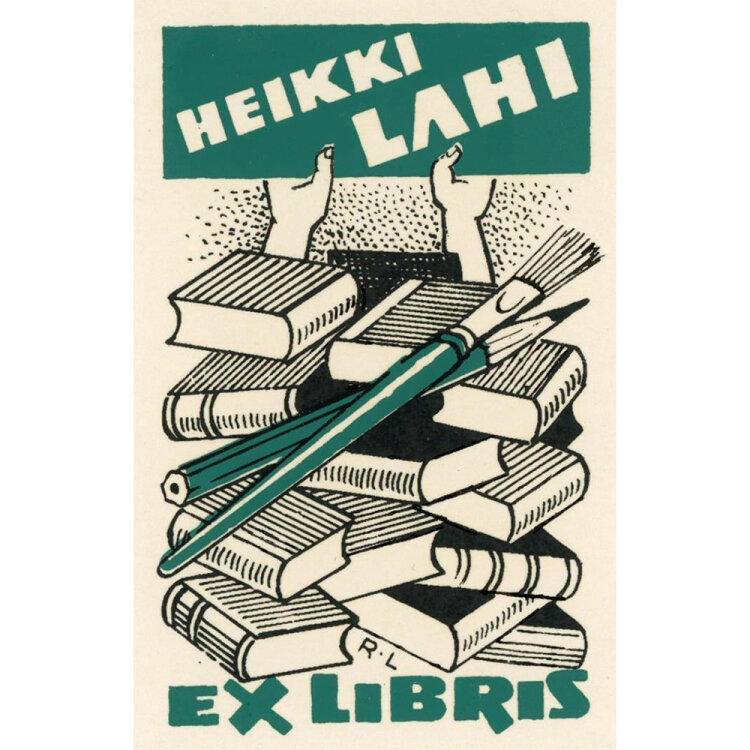 Riko Lalu - Exlibris Heikki Lahi - o.J. - Siebdruck