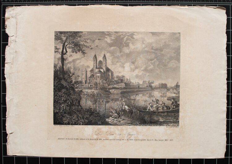 Heinrich Jakob Fried - Der Dom zu Speyer - o.J. - Lithografie
