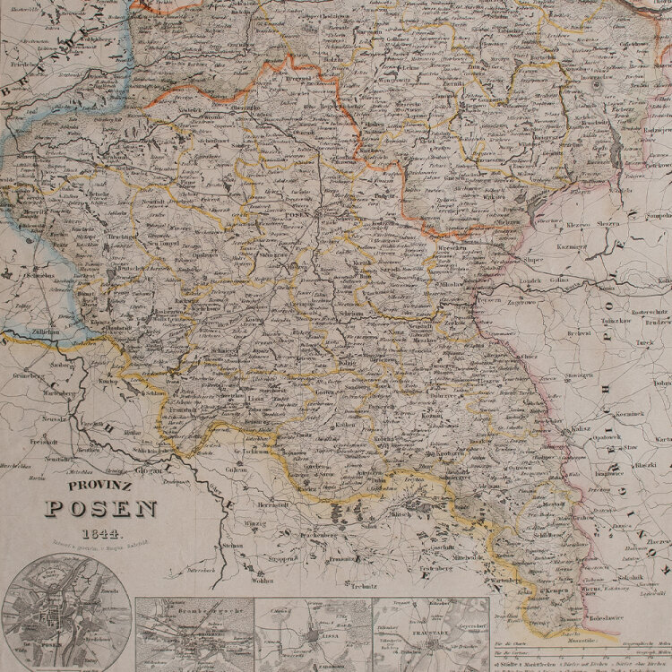 Radefeld - Provinz Posen 1844 - 1844 - Stahlstich mit...