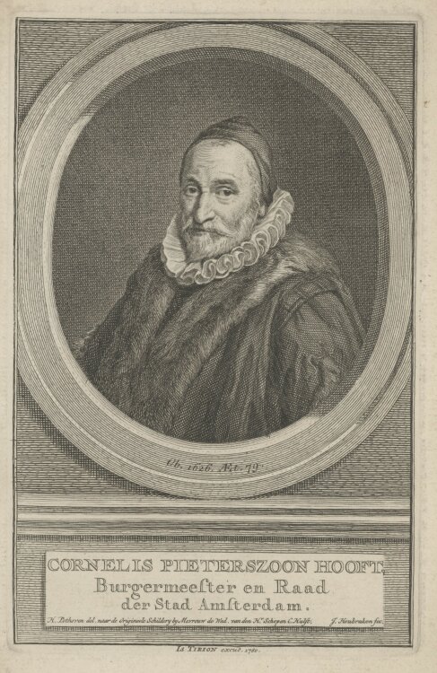 Jacobus Houbraken - Porträt Cornelis Pieterszoon...