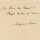 August Messer - Autograph - 20.11.1924