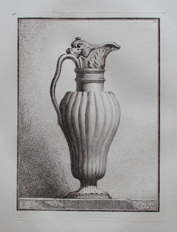 Ennemond Alexandre Petitot - Suite des Vases - undatiert - Radierung auf Büttenpapier
