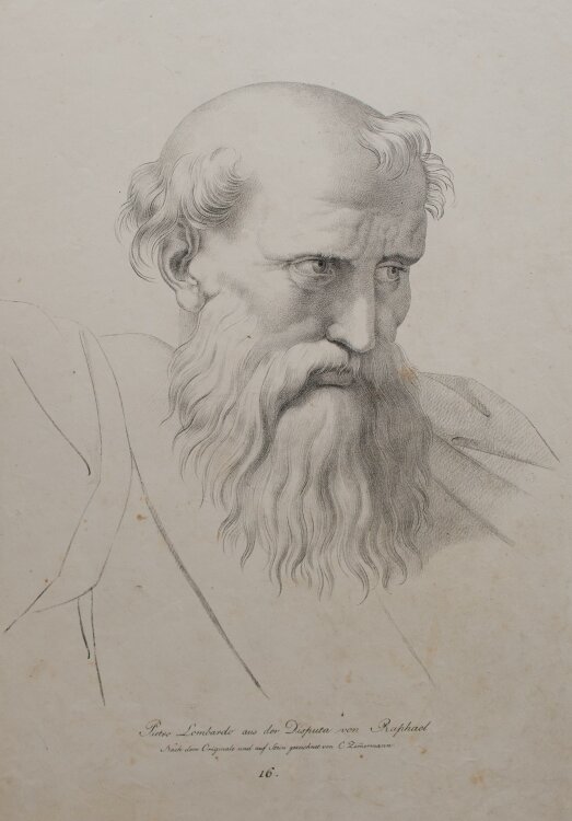 Clemens von Zimmermann - Pietro Lombardo - um 1839 - Lithografie